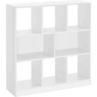 BÜCHERWAND Weiß  - Weiß, Basics, Holzwerkstoff (97,5/100/30cm) - Boxxx