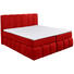 BOXSPRINGBETT 180/200 cm in Rot - Rot/Schwarz, Design, Kunststoff/Textil (180/200cm) - Carryhome BOXSPRINGBETT 180/200 cm in Rot - Rot/Schwarz, Design, Kunststoff/Textil (180/200cm) - Carryhome
