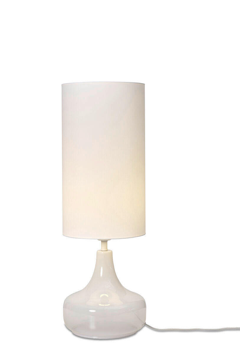 BORDSLAMPA 25/75 cm - vit, Trend, textil (25/75cm) - It's about Romi