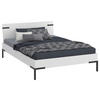 BETT 140/200 cm  in Weiß  - Schwarz/Weiß, Design, Metall (140/200cm) - Xora