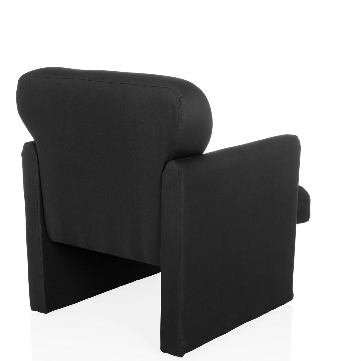 LOUNGEFÅTÖLJ  - svart, Modern, textil (66/77/74cm) - MID.YOU