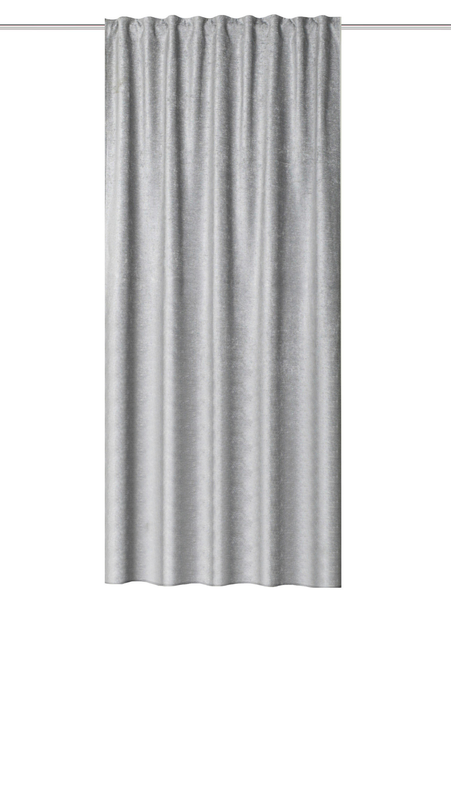 FERTIGVORHANG blickdicht  - Grau, Basics, Textil (135/175cm)