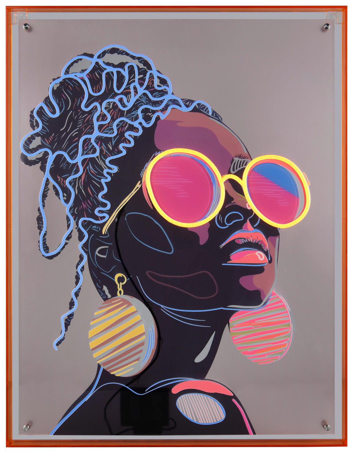 ACRYLGLASBILD 65/85,4/1,5 cm  - Multicolor/Braun, Design, Kunststoff (65/85,4/1,5cm)