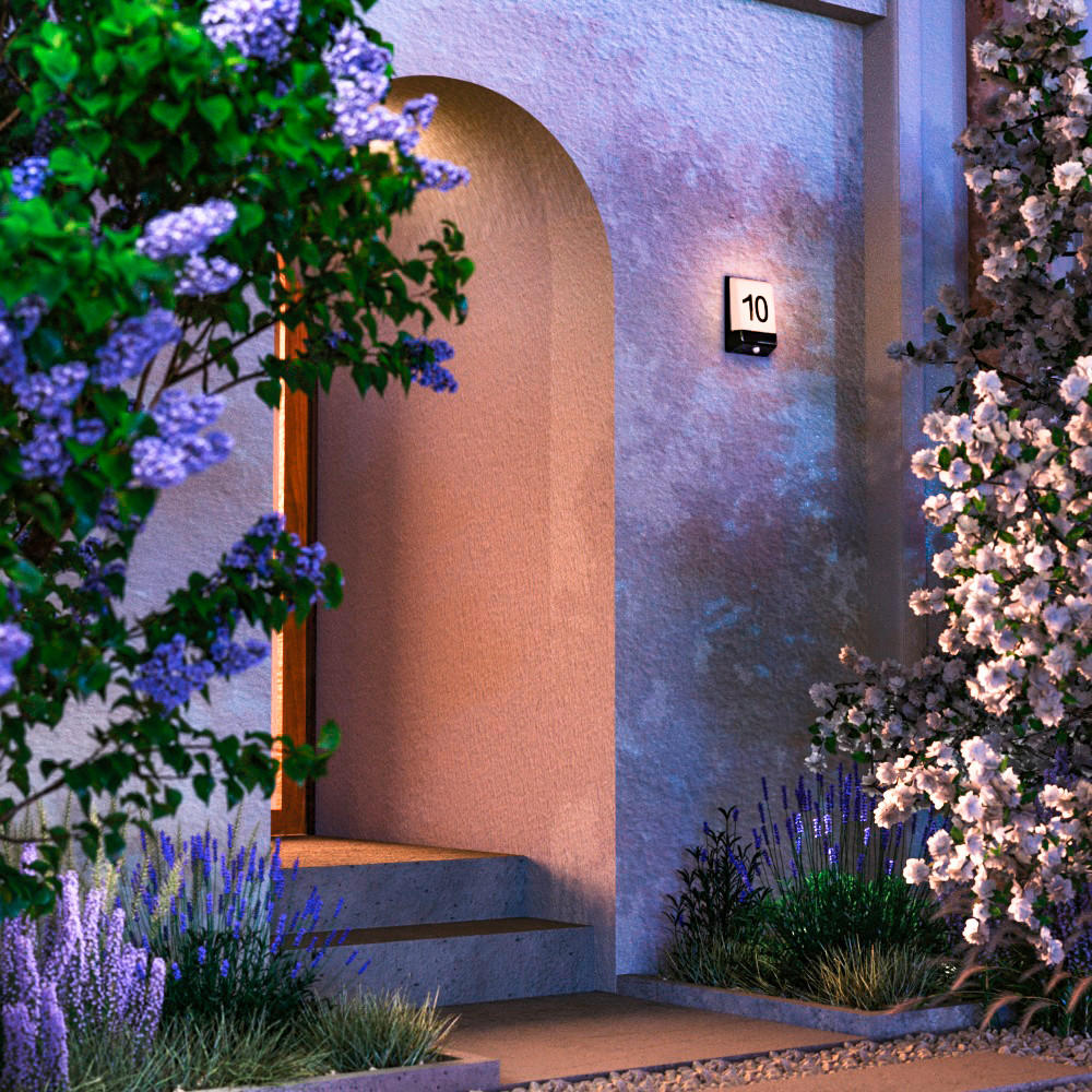 Thumbnail - Maytoni AUßENWANDLEUCHTE, Graphit, Metall, G, 5.9x21.1x16.1 cm, CE, Dämmerungssensor, gleichmäßige Lichtverteilung, Lamp...