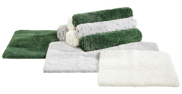 BADEMATTE 60/60 cm Weiß - Weiß, Basics, Kunststoff/Textil (60/60cm) - Ambiente