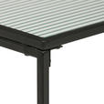 KONSOLENTISCH Schwarz  - Schwarz, Basics, Glas/Metall (80/30/70cm) - Xora