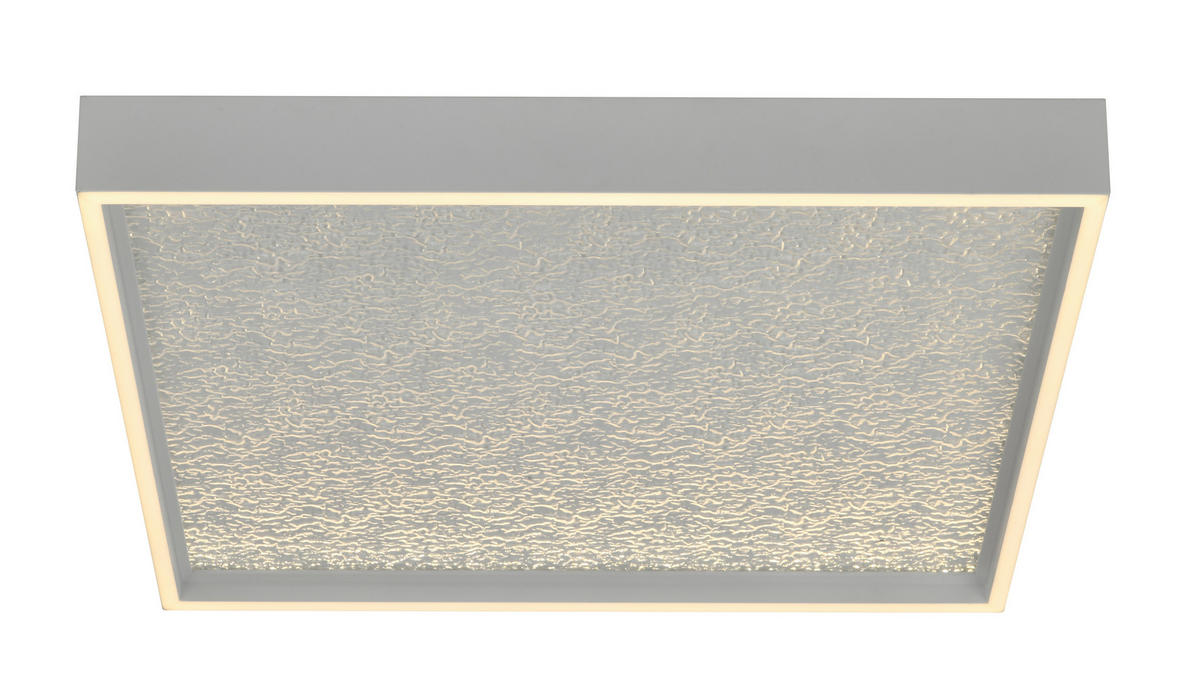 LED-DECKENLEUCHTE Bormes 60/6,5/30 cm  - Weiß, Design, Kunststoff/Metall (60/6,5/30cm)