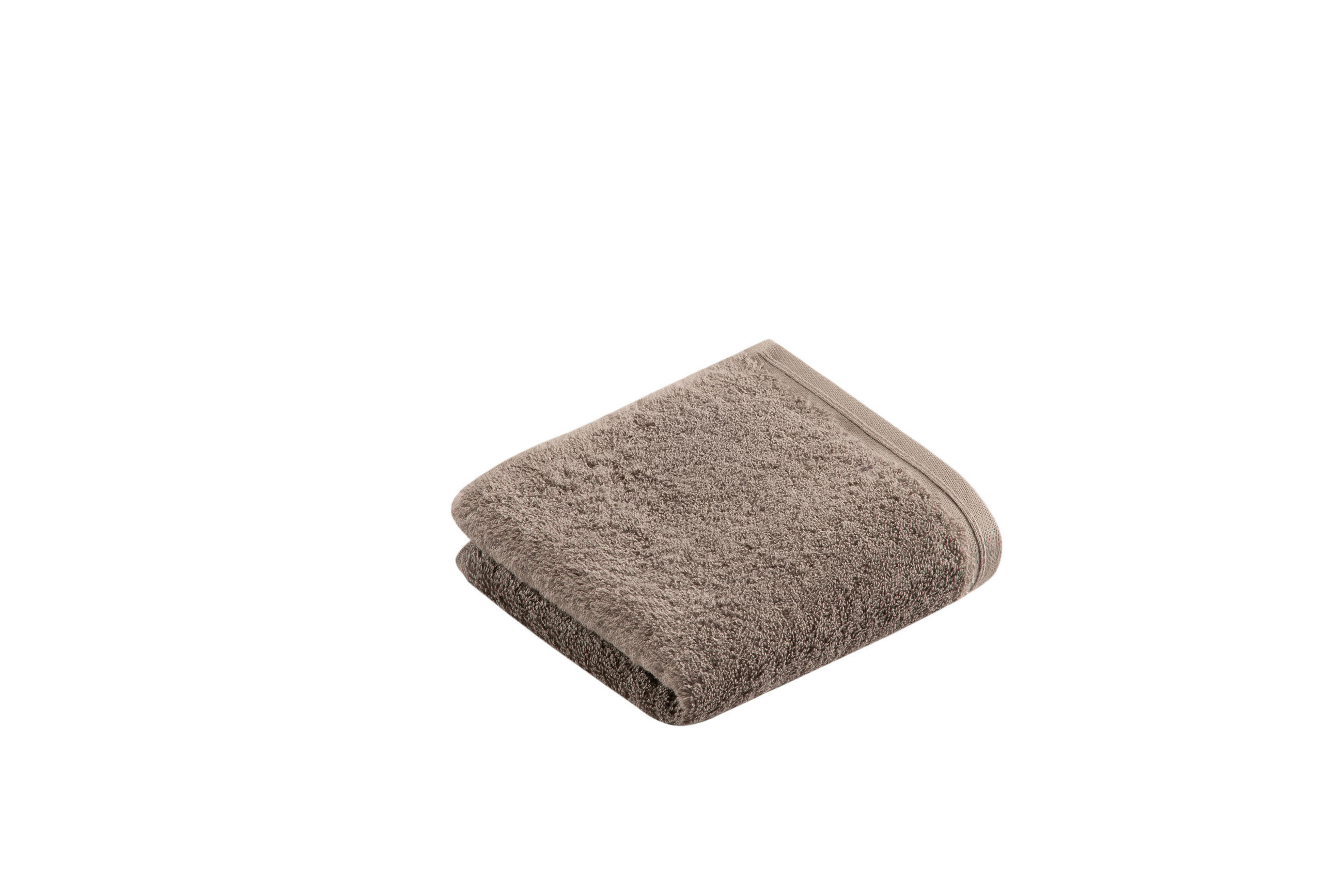 Vossen Gästetuch Vegan Life Grau 40x60 cm