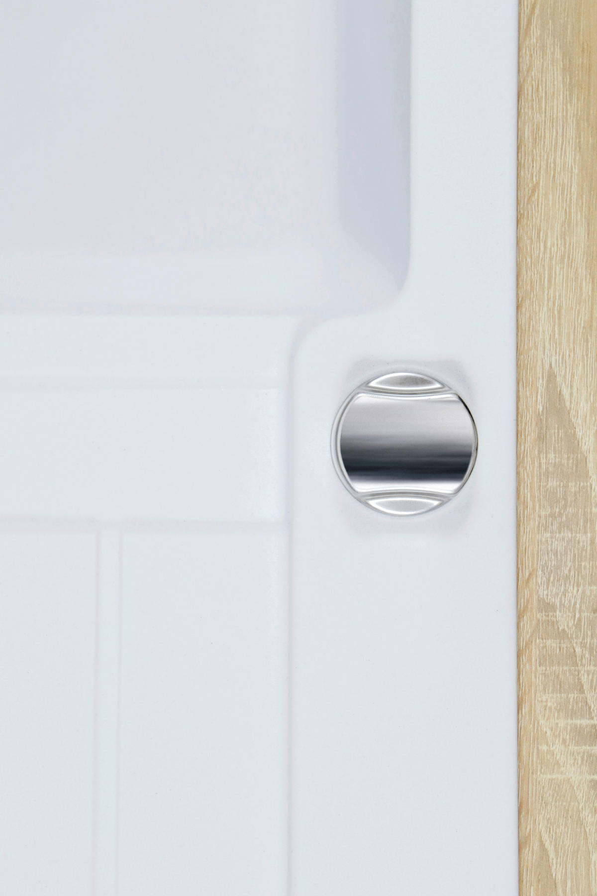 SPÜLE AUSTIN86X50W  - Weiß, Design, Stein (86/21/50cm) - Respekta