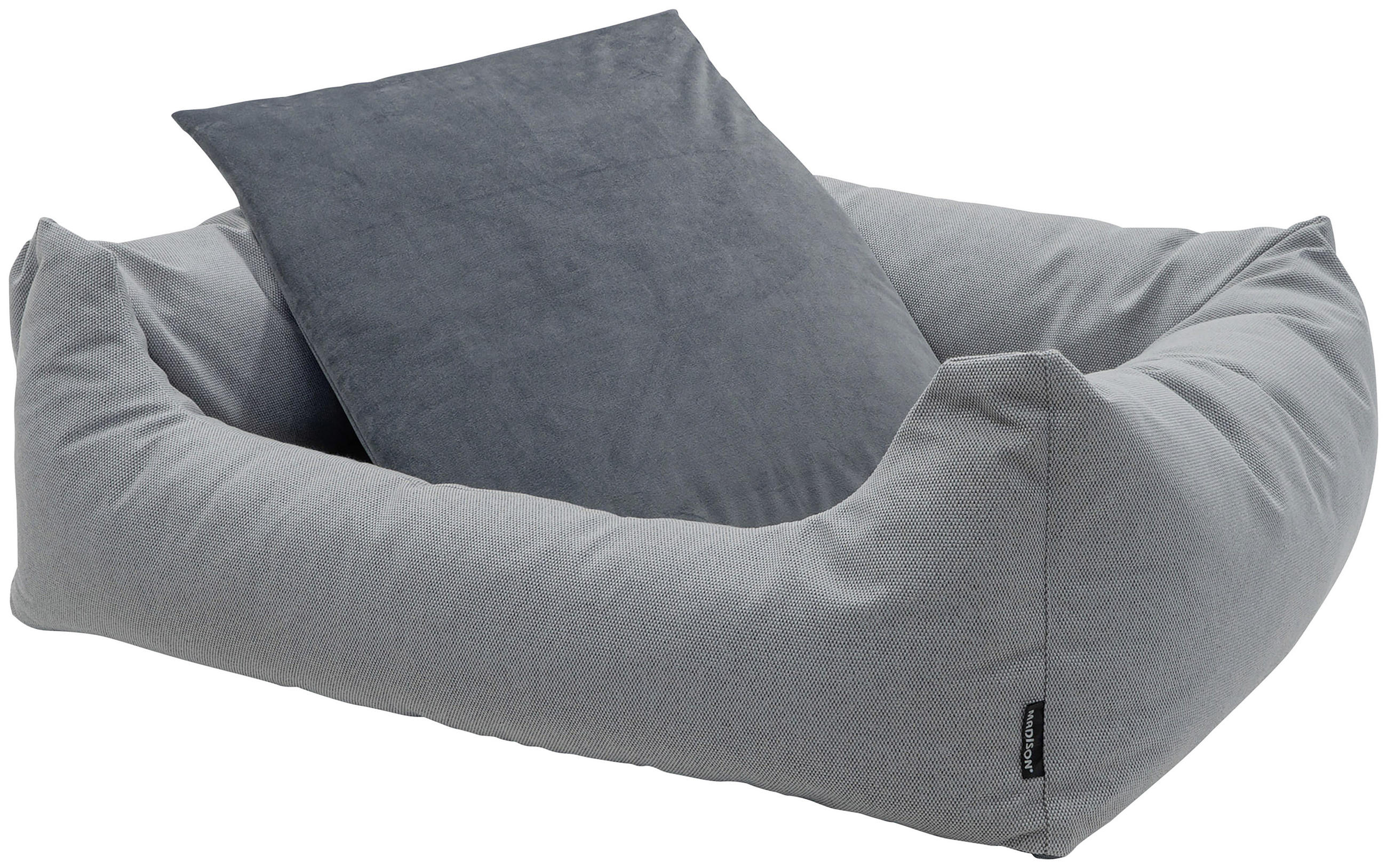 HUNDEBETT - Hellgrau, Basics, Textil (120/28/95cm)