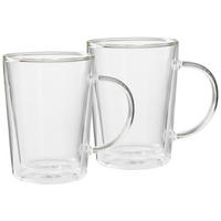 LATTE MACCHIATO GLAS 350 ml 2 delar  - klar, Design, glas (350ml) - Novel