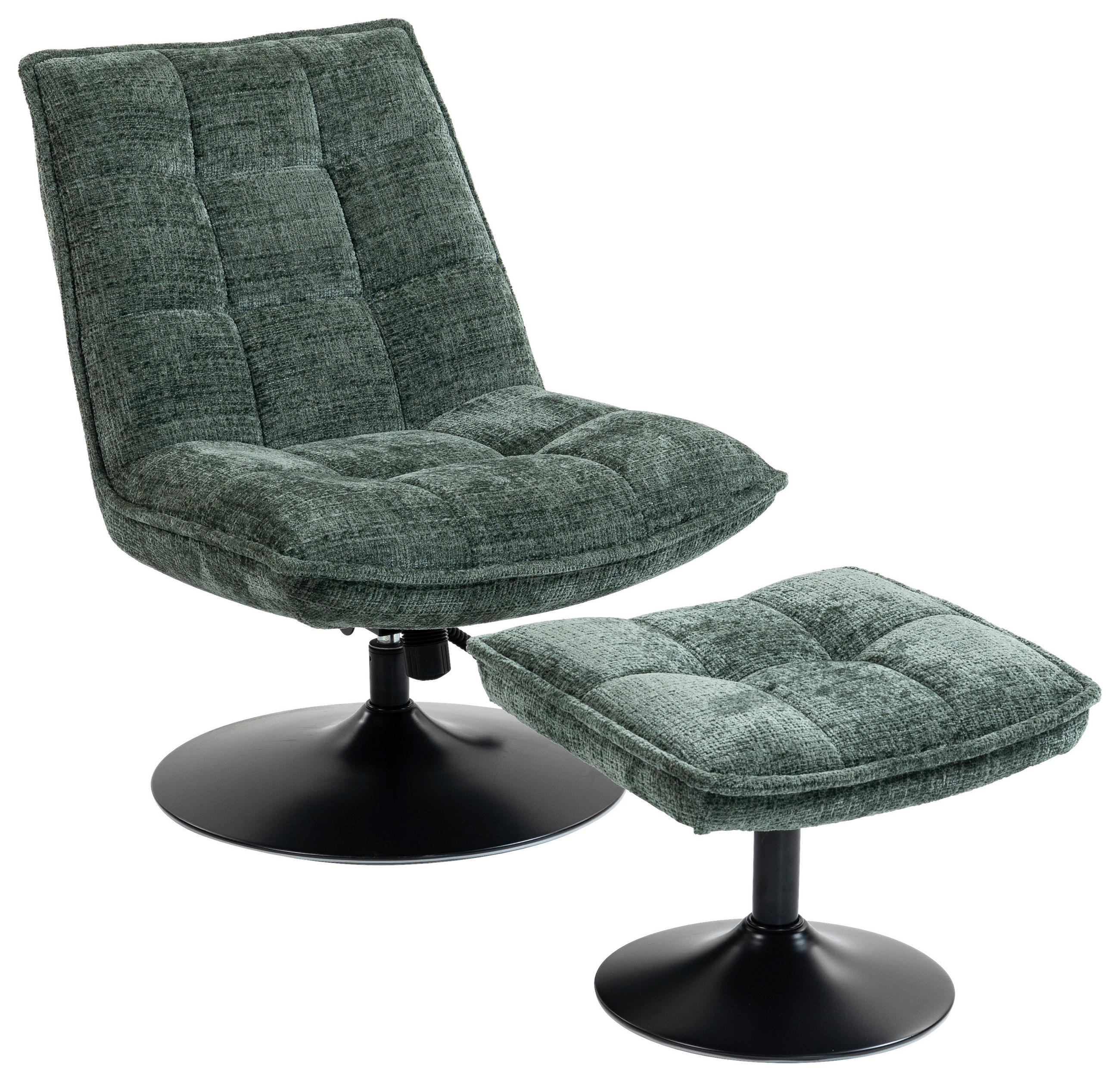 Relaxliege Kairo Grün Sitzfläche Drehbar, B: 71 Cm