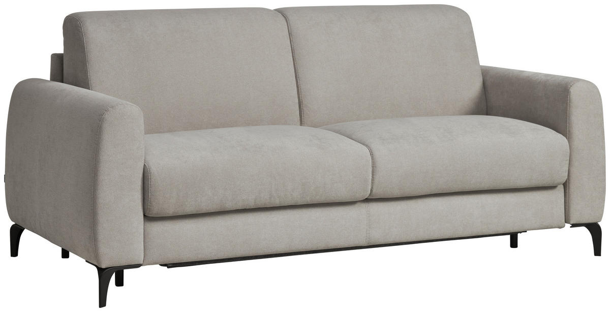 KANAPÉÁGY fa, textil  - fekete, Konventionell, textil/fa (203/88/102cm) - Novel