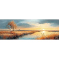 GLASBILD Strand & Meer  - Multicolor, Basics, Glas (33/98/1,40cm) - Euroart