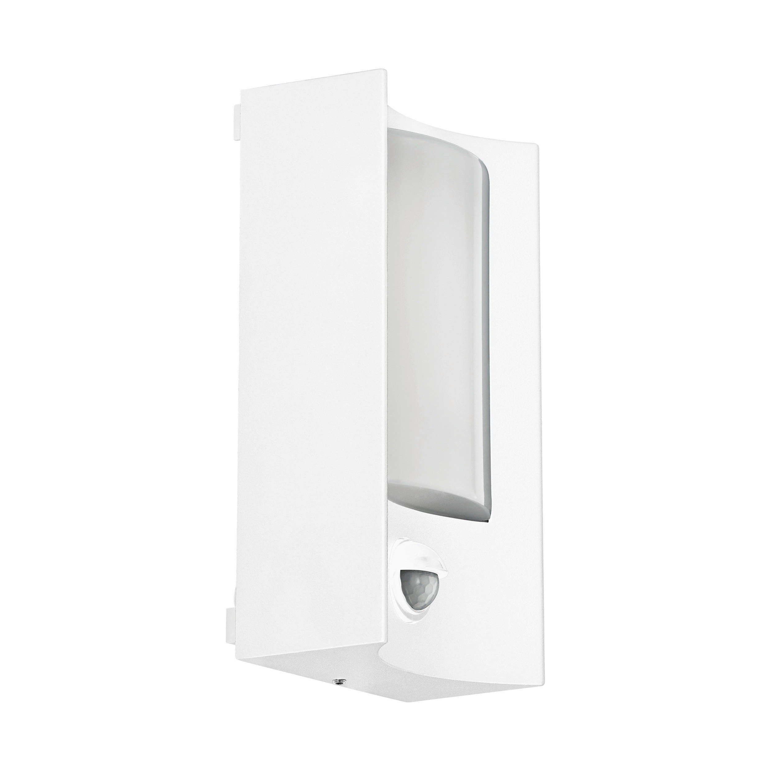 AUßENWANDLEUCHTE 11/6,5/19 cm   - Weiß, Design, Kunststoff/Metall (11/6,5/19cm) - Eglo