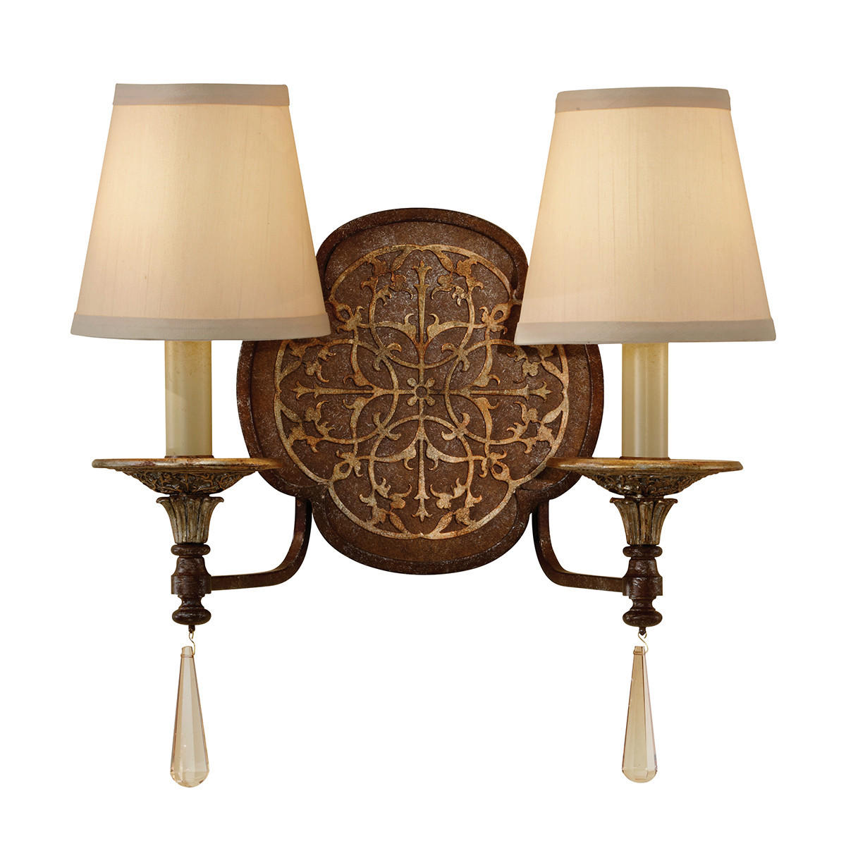 WANDLEUCHTE - Bronzefarben, Konventionell, Metall (39.1/38.1/19.1cm) - Elstead Lighting