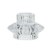 STOJAN NA SVIEČKU  sklo - číra, Basics, sklo (7,7/5,7cm) - Ambia Home