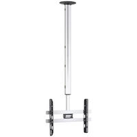 TV-HALTERUNG 65 Zoll  - Silberfarben/Schwarz, MODERN, Metall (62/200/19cm) - MID.YOU