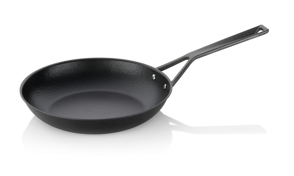 BRATPFANNE  - Schwarz, KONVENTIONELL, Metall (28/5,5cm) - Kela