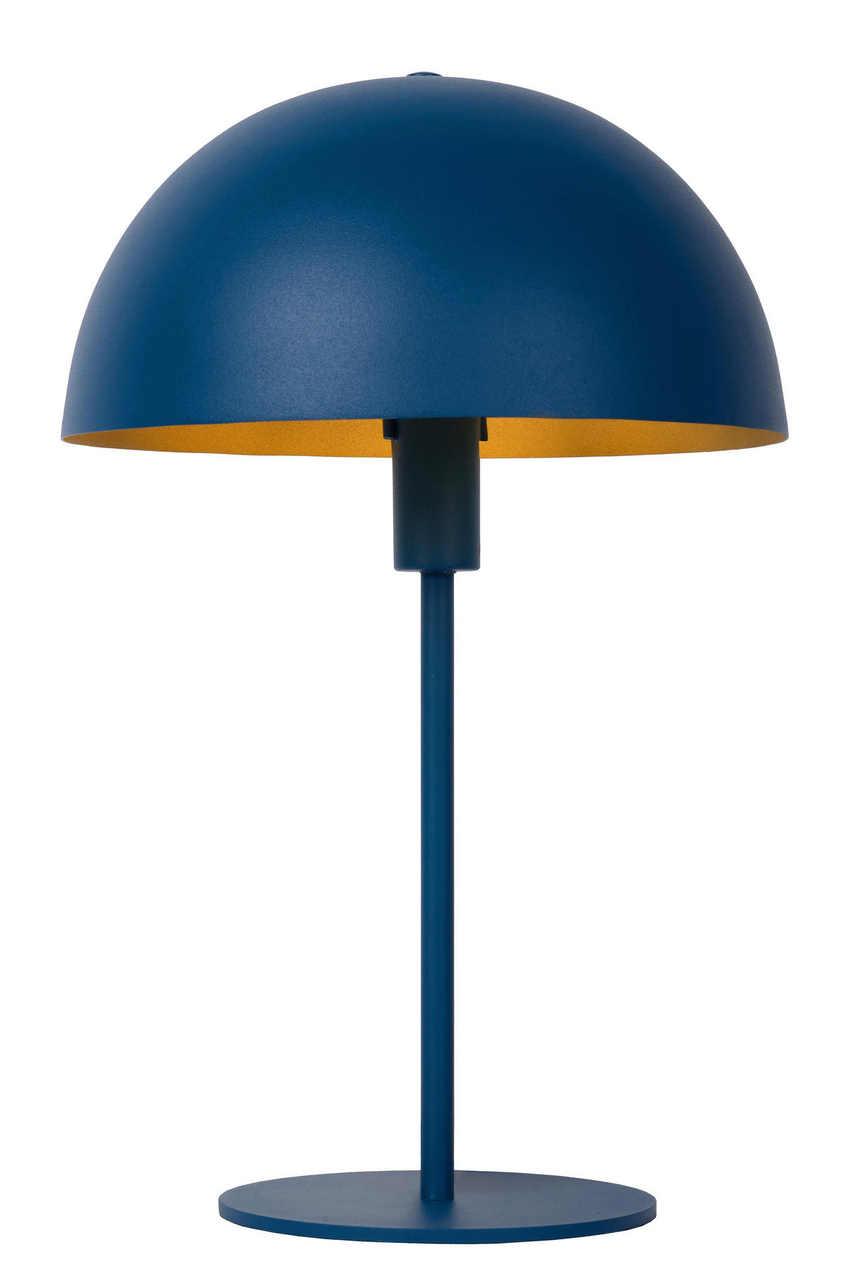 TISCHLEUCHTE - Blau/Messingfarben, Design, Metall (25/40cm) - Lucide