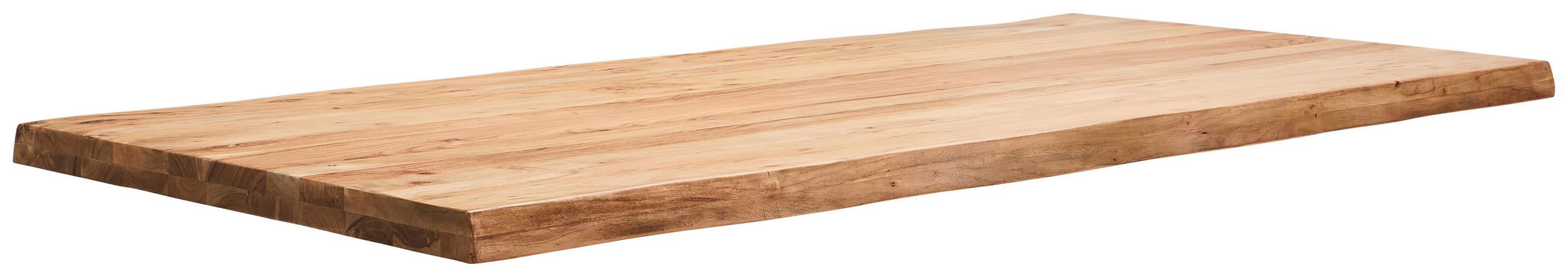 TISCHPLATTE Akazie Hartholz Akaziefarben  - Akaziefarben, Natur, Holz (180/90/5,5cm) - Valdera