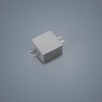 DECKENLEUCHTE 4,5/4,5/3 cm   - Nickelfarben, Basics, Metall (4,5/4,5/3cm) - Helestra