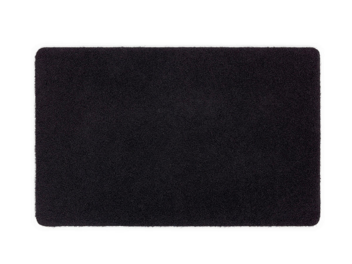 FUßMATTE  50/80 cm  Schwarz  - Schwarz, Basics, Textil (50/80cm) - Esposa