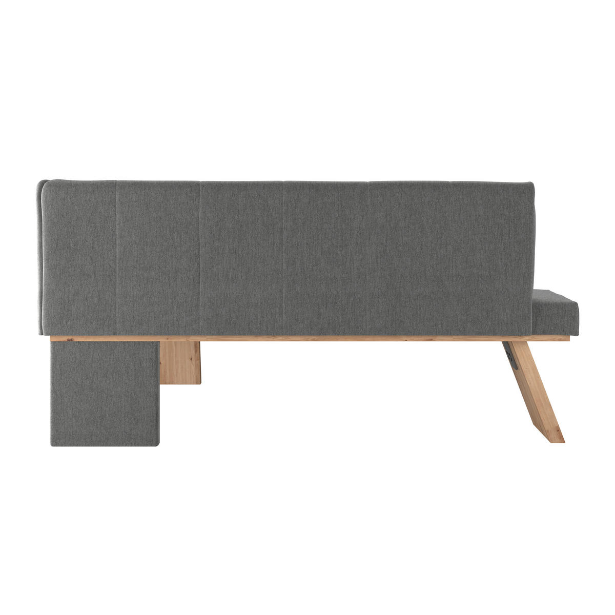 ECKBANK 185/150 cm Webstoff Anthrazit   - Eichefarben/Anthrazit, KONVENTIONELL, Textil (185/150cm)