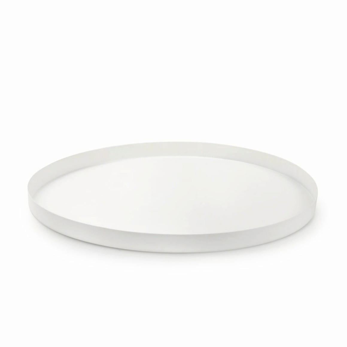 POSLUŽAVNIK DEKORATIVNI  - bijela, Basics, metal (31,5/2cm)