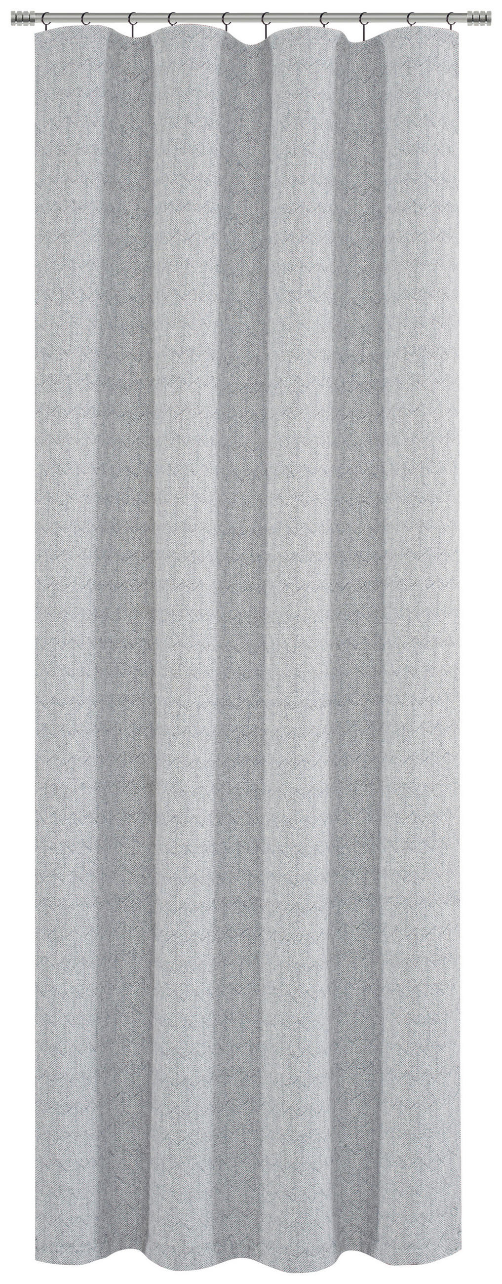 HOTOVÝ ZÁVĚS, neprůsvitné, 135/255 cm - bílá, Design, textil (135/255cm) - Esposa