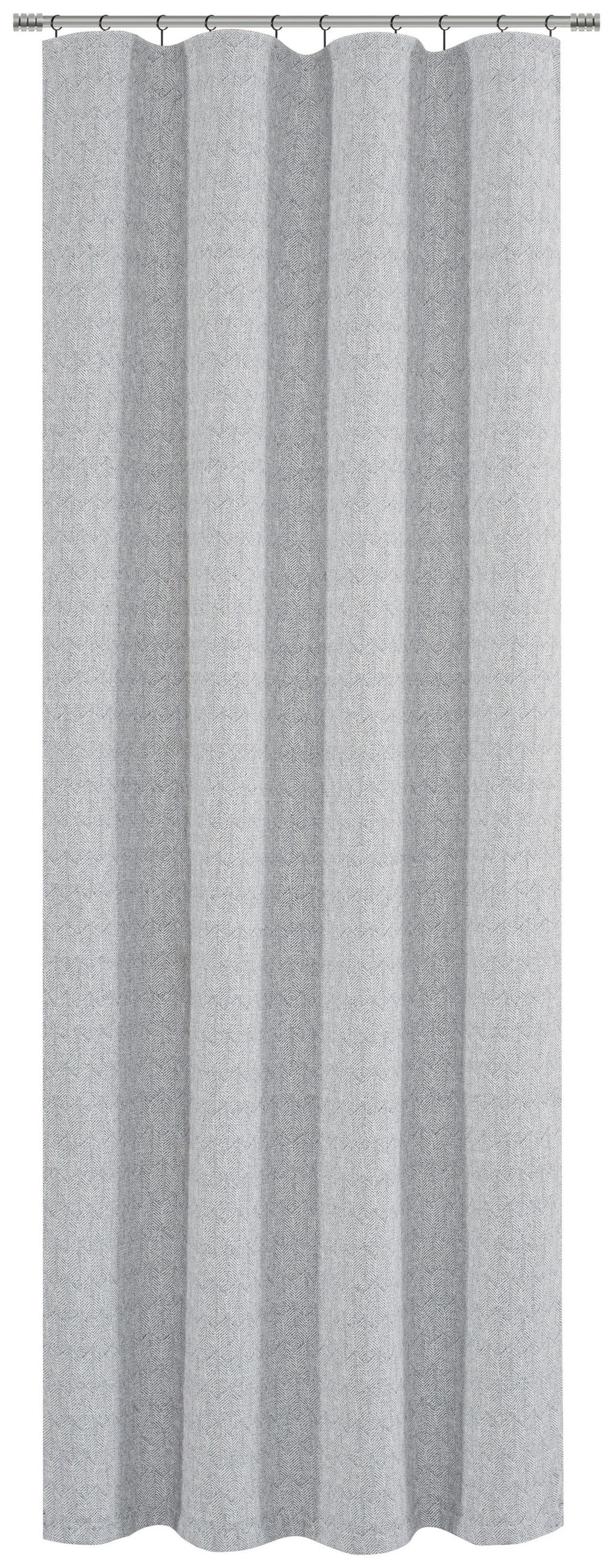 HOTOVÝ ZÁVĚS, neprůsvitné, 135/255 cm - bílá, Design, textil (135/255cm) - Esposa