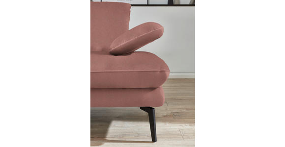3-SITZER-SOFA in Velours Flieder - Beige/Flieder, Design, Textil/Metall (222/89/104cm) - Dieter Knoll