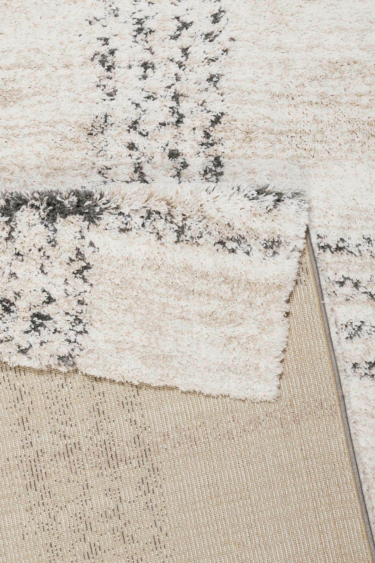 HOCHFLORTEPPICH 133/200 cm Nora Creme, Grau  - Creme/Grau, KONVENTIONELL, Textil (133/200cm) - Esprit