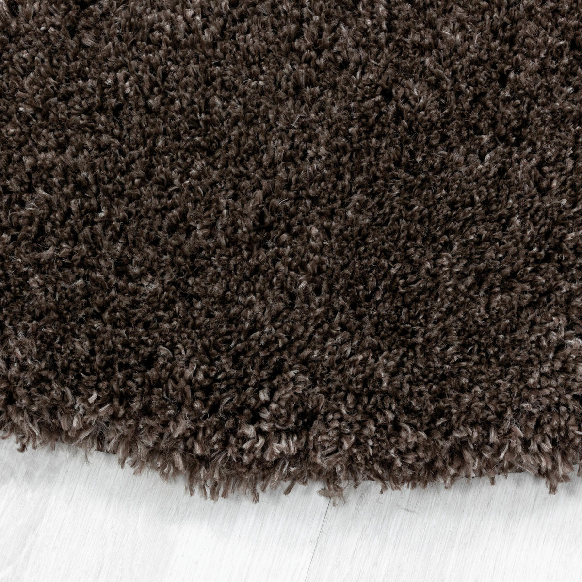 HOCHFLORTEPPICH 120 cm Fluffy 3500 Braun Braun  - Braun, Basics, Textil (120cm)