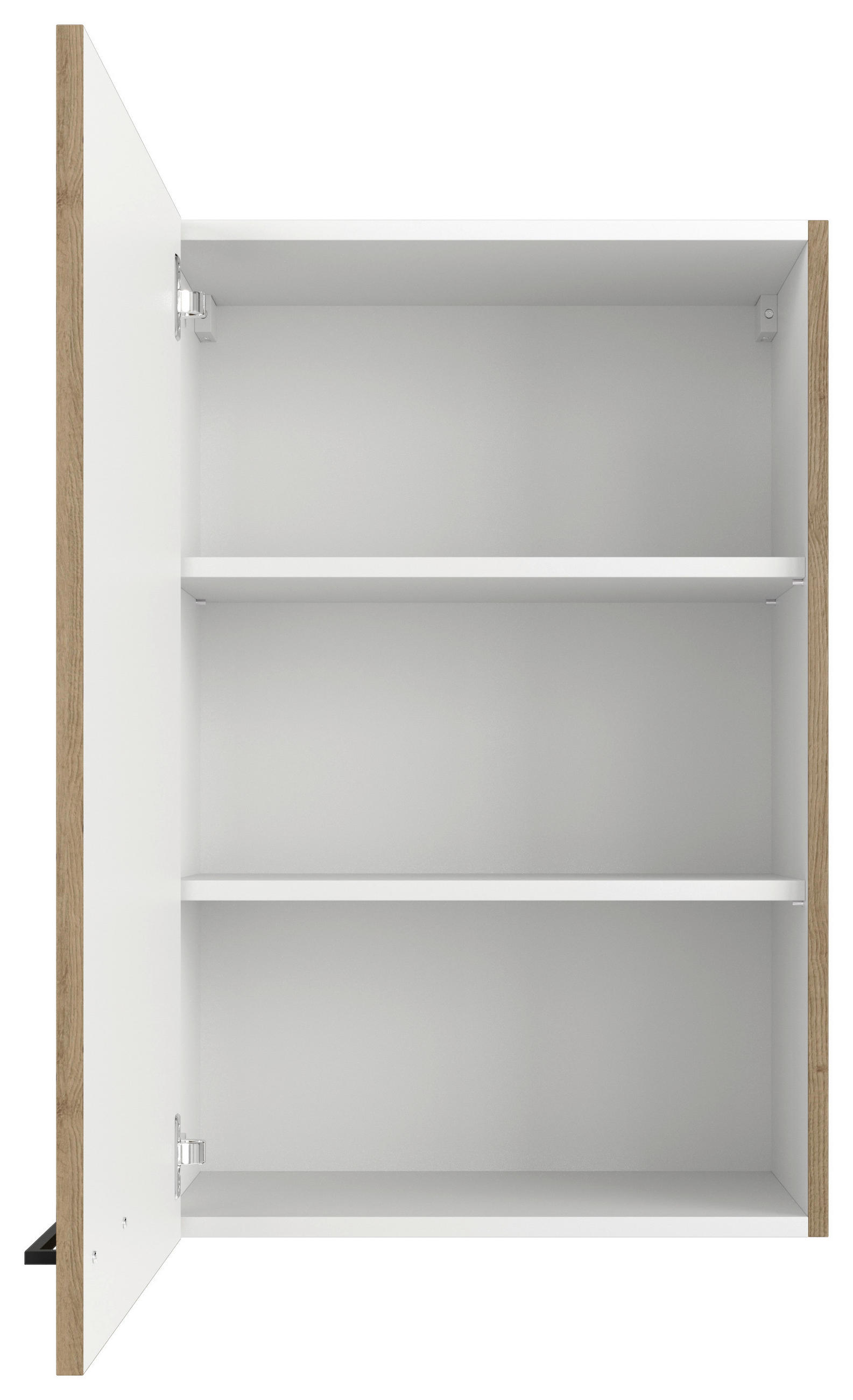 KÜCHENOBERSCHRANK 60/89/32 cm in Eiche Artisan - Edelstahlfarben/Eiche Artisan, KONVENTIONELL, Holzwerkstoff/Metall (60/89/32cm) - FlexWell
