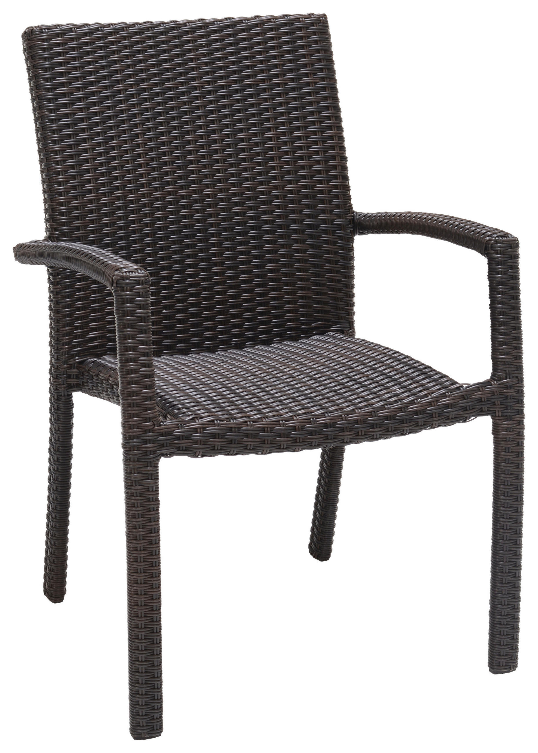 STAPELSESSEL Aluminium Schwarz  - Schwarz, Design, Kunststoff/Metall (60/89,5/60,4cm) - Ambia Garden