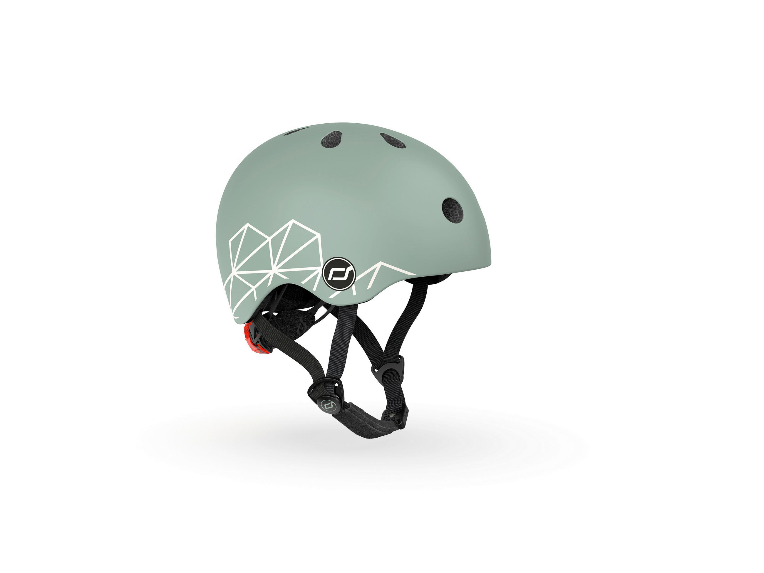 KINDERHELM LIFESTYLE GRAPHICS  - Grün, Trend, Kunststoff/Textil (XXS-Snull) - Scoot and Ride