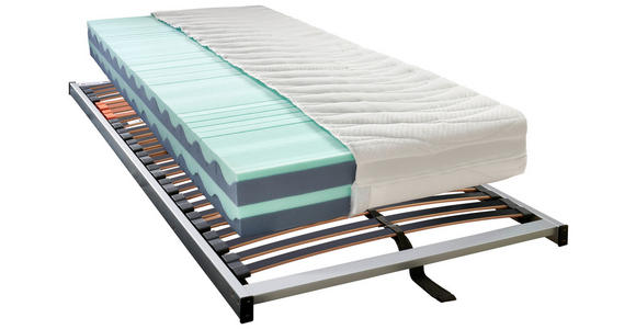 MATRATZENSET 90/200 cm  - Silberfarben, KONVENTIONELL, Holz (90/200cm) - Sleeptex