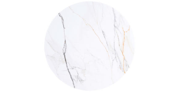 ESSTISCH in Metall, Keramik 100/100/76 cm - Beige/Schwarz, Design, Keramik/Metall (100/100/76cm) - Xora