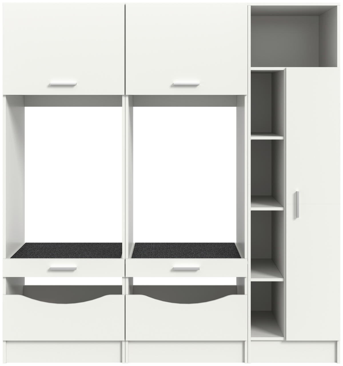 HAUSWIRTSCHAFTSRAUM 183/195/68 cm  in Weiß  - Weiß, Basics, Holzwerkstoff (183/195/68cm) - MID.YOU