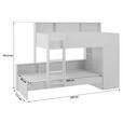 ETAGENBETT 90/200 cm Eiche Artisan  - Eiche Artisan, Design, Holzwerkstoff (90/200cm) - Xora