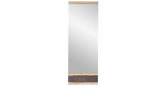 GARDEROBE Eichefarben - Eichefarben, Basics, Glas/Holz (246/202/39cm) - Linea Natura