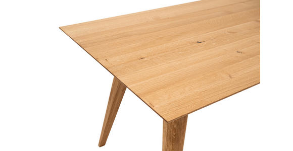 ESSTISCH Eiche massiv rechteckig Eichefarben  - Eichefarben, KONVENTIONELL, Holz (180/90/76cm) - Voleo