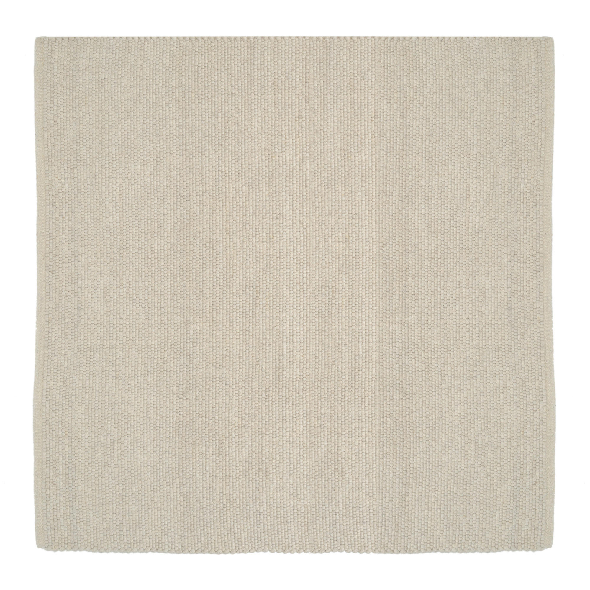 HANDWEBTEPPICH 200/200 cm Helsinki Naturfarben, Weiß  - Naturfarben/Weiß, Basics, Textil (200/200cm) - Linea Natura