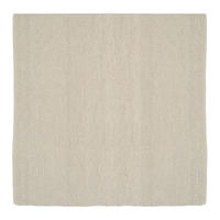 HANDWEBTEPPICH 200/200 cm Helsinki Naturfarben, Weiß quadratisch  - Naturfarben/Weiß, Basics, Textil (200/200cm) - Linea Natura