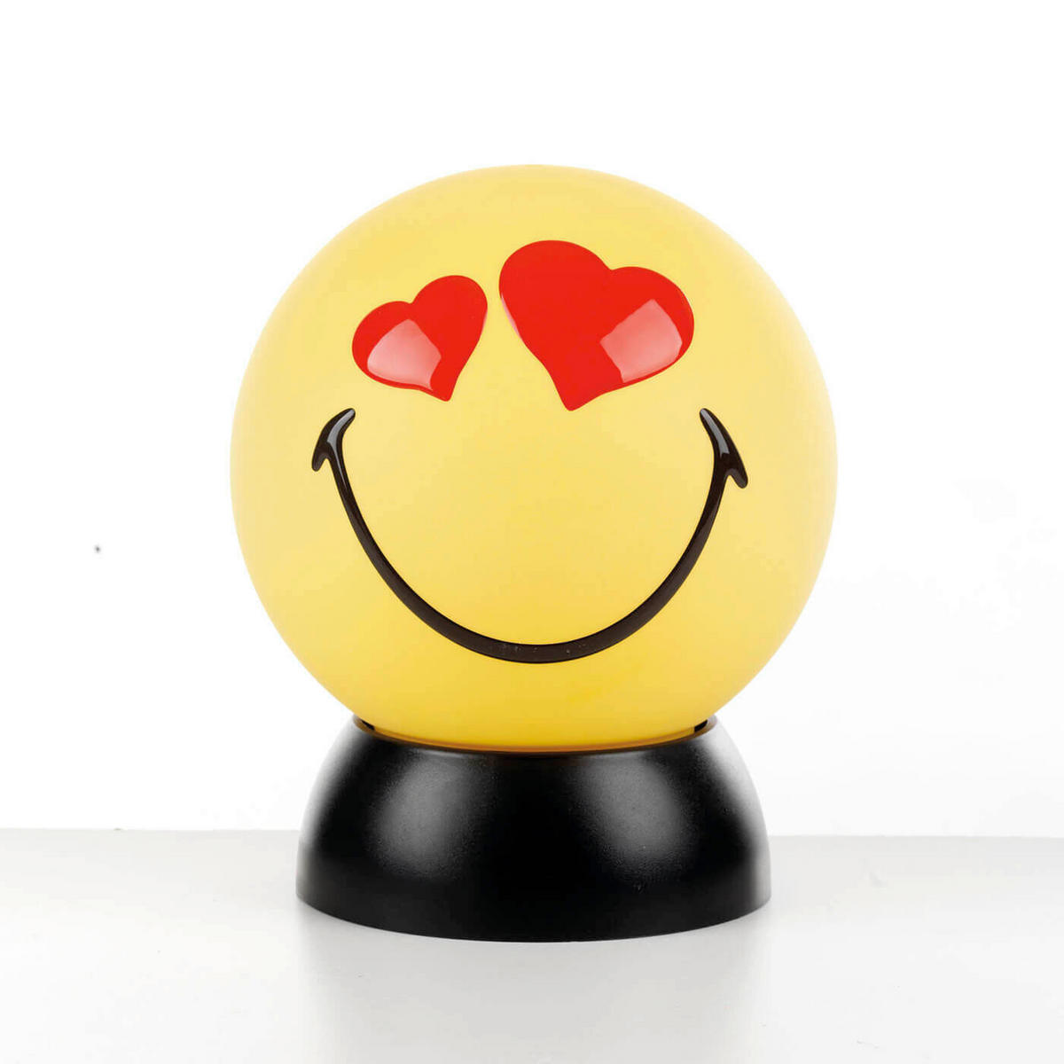 KINDERTISCHLEUCHTE 15/15/20 cm   - Hellgelb/Schwarz, Basics, Kunststoff (15/15/20cm)