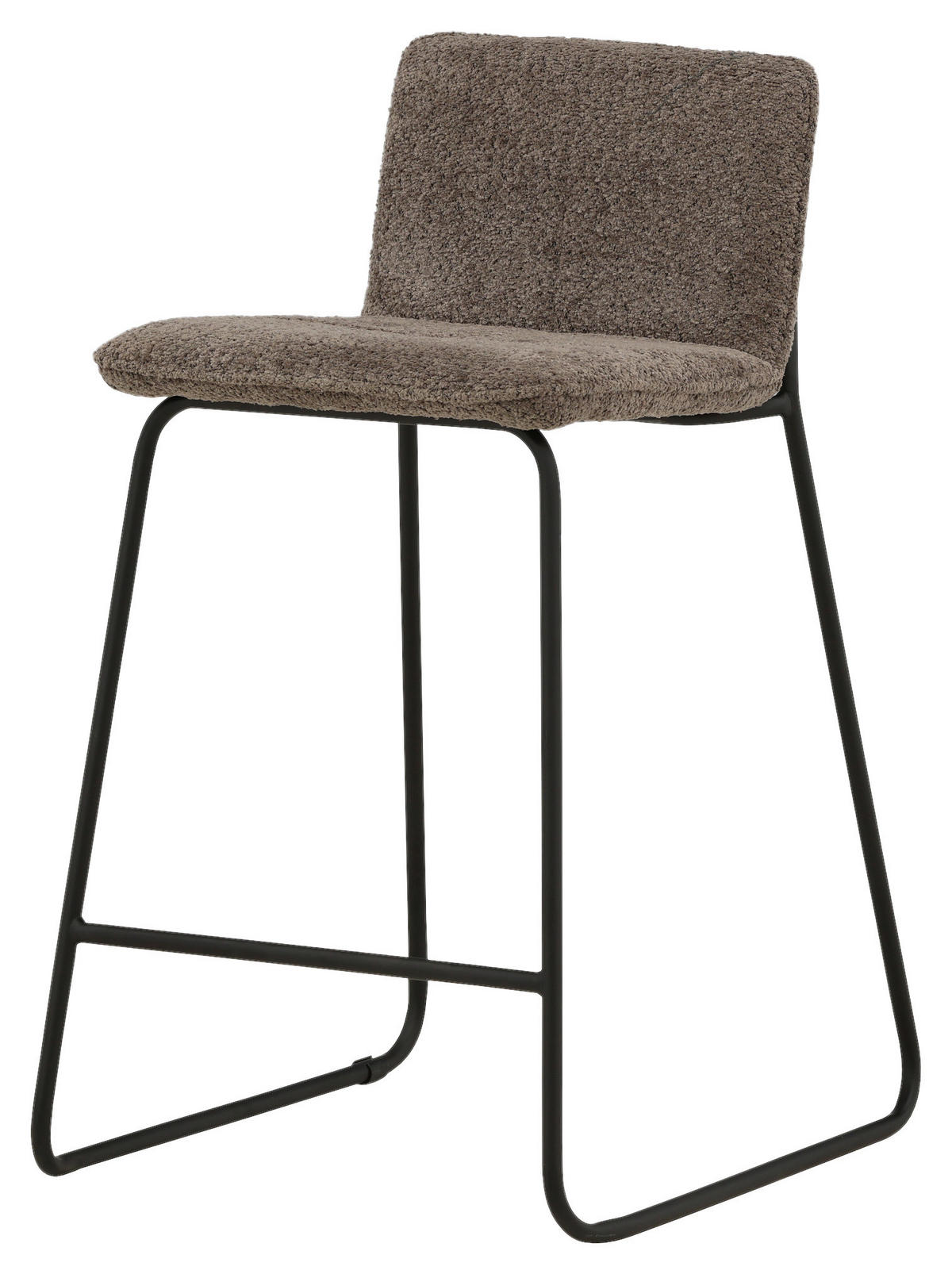 BARHOCKER-SET Schwarz, Dunkelgrau Stahl  - Dunkelgrau/Schwarz, Design, Kunststoff/Textil (41/84/50cm) - Livetastic