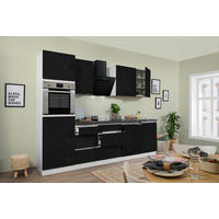 MODULKÖK 280 cm   i vit  - vit/brun, Modern, trämaterial (280cm) - Respekta