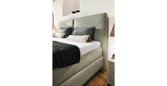 BOXSPRINGBETT 180/200 cm  in Mintgrün  - Mintgrün, KONVENTIONELL, Textil (180/200cm) - Dieter Knoll