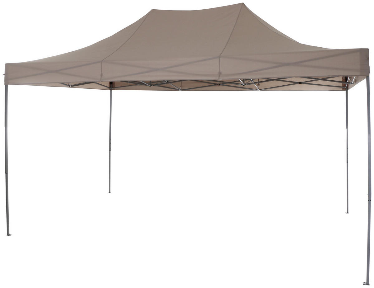 PAVILLON 450/330/300 cm   - Taupe, KONVENTIONELL, Textil/Metall (450/330/300cm) - Siena Garden